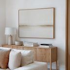 Whispers of the Dunes – beige and white desert canvas wall art print by Aspire Prints