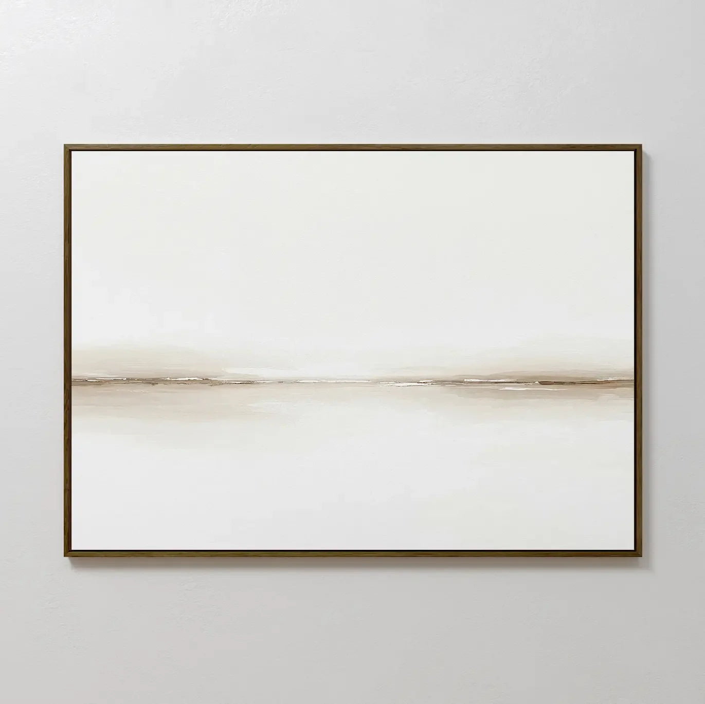 Whispers of the Dunes – beige and white desert canvas wall art print by Aspire Prints