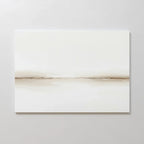 Whispers of the Dunes – beige and white desert canvas wall art print by Aspire Prints