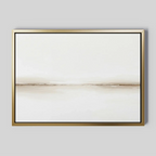Whispers of the Dunes – beige and white desert canvas wall art print by Aspire Prints
