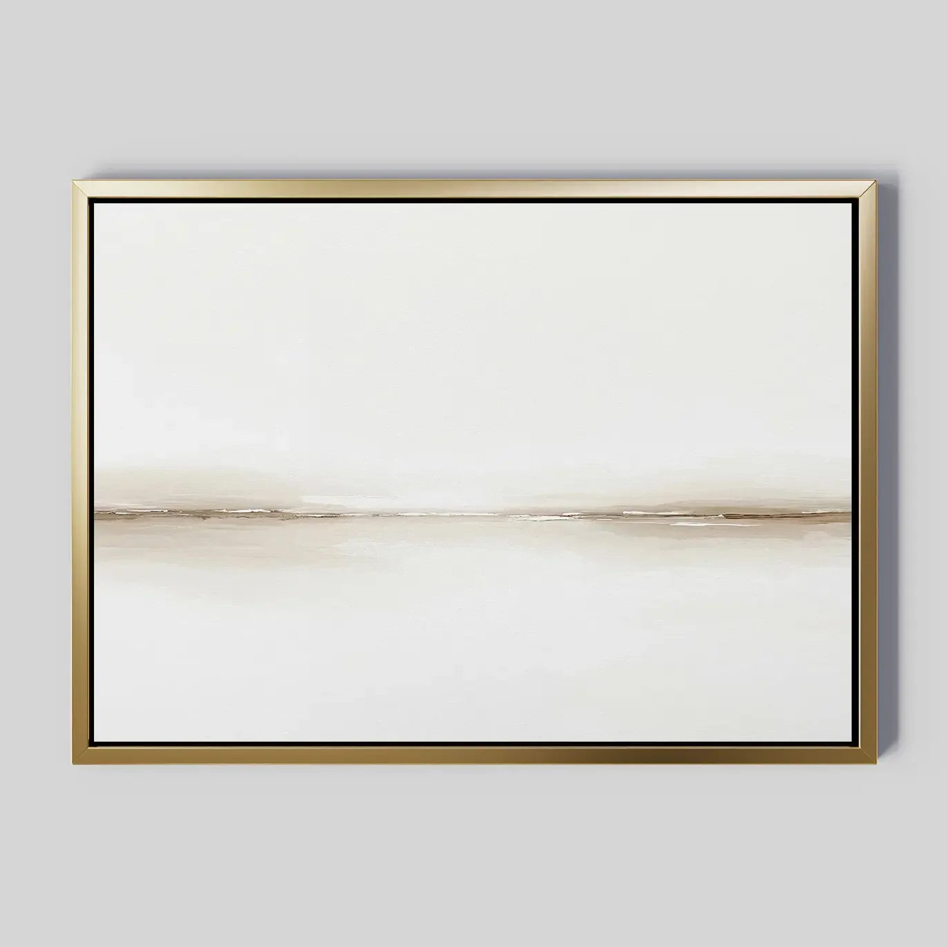 Whispers of the Dunes – beige and white desert canvas wall art print by Aspire Prints