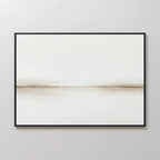 Whispers of the Dunes – beige and white desert canvas wall art print by Aspire Prints