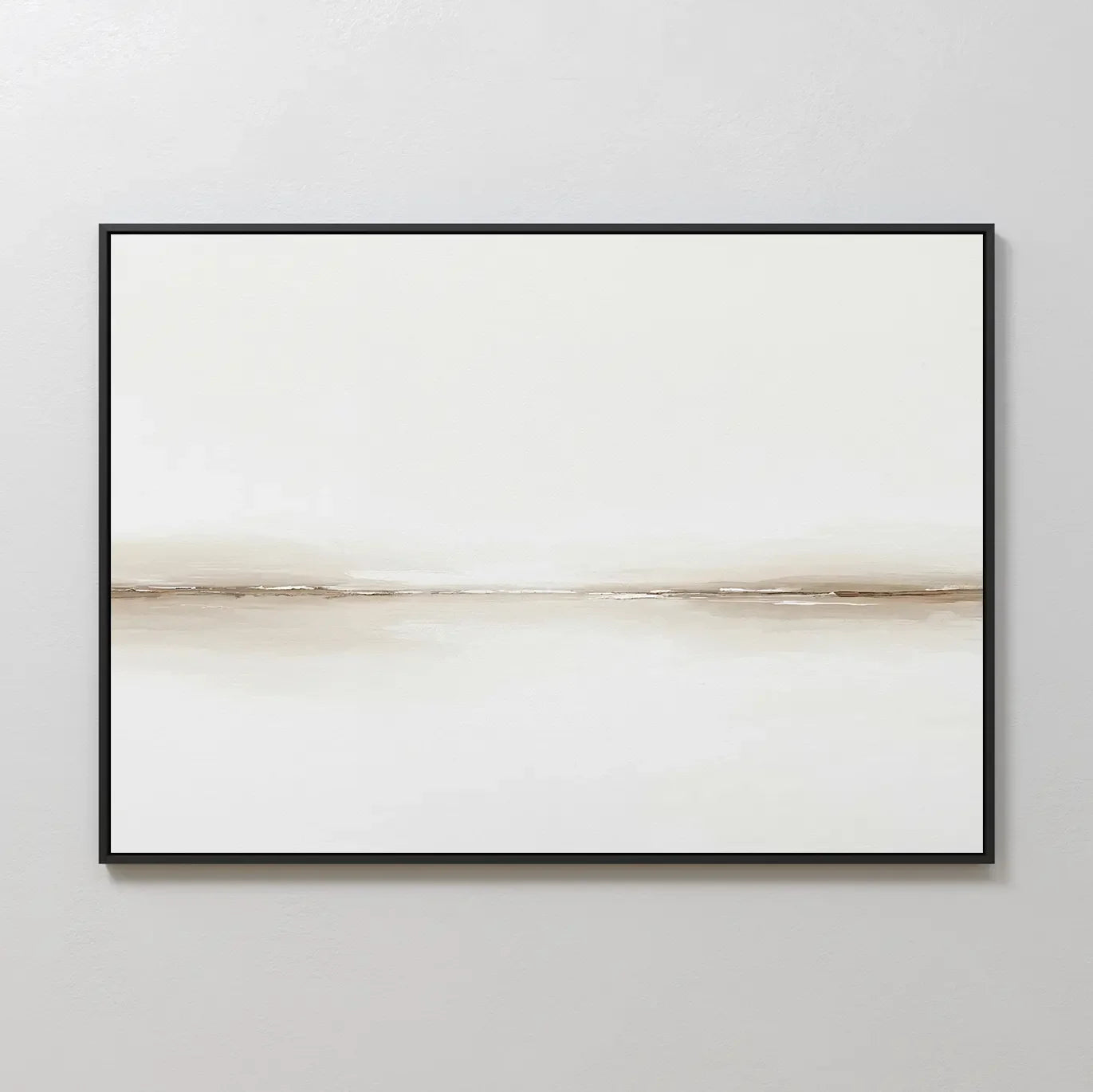 Whispers of the Dunes – beige and white desert canvas wall art print by Aspire Prints