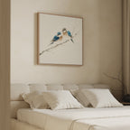 Whispers on the Willow Canvas Print – neutral-toned vintage canvas wall art print by Aspire Prints