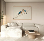 Whispers on the Bough – neutral-toned vintage canvas wall art print by Aspire Prints