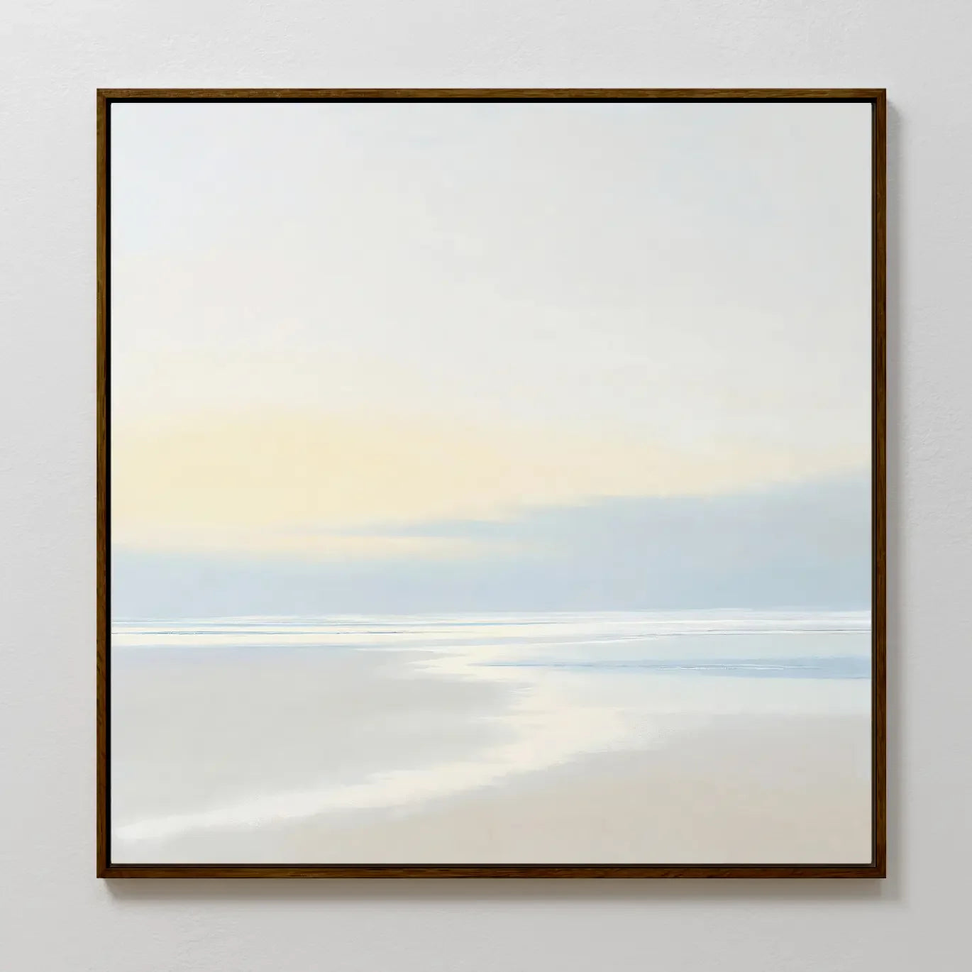 Whispers of the Tide – blue coastal canvas wall art print by Aspire Prints