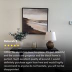 Whispering Tide – earthy brown vintage canvas wall art print by Aspire Prints