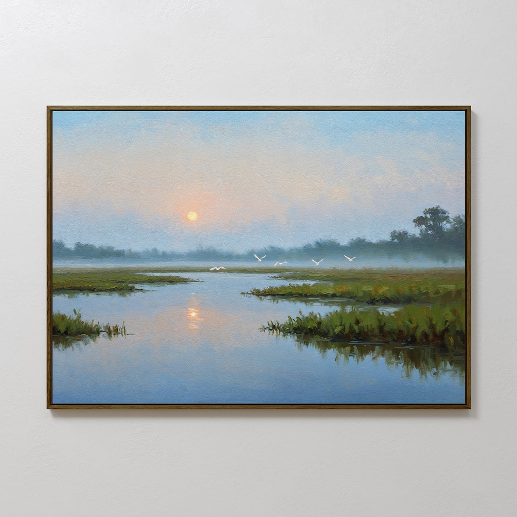 Whisper of the Tide – neutral-toned vintage canvas wall art print by Aspire Prints