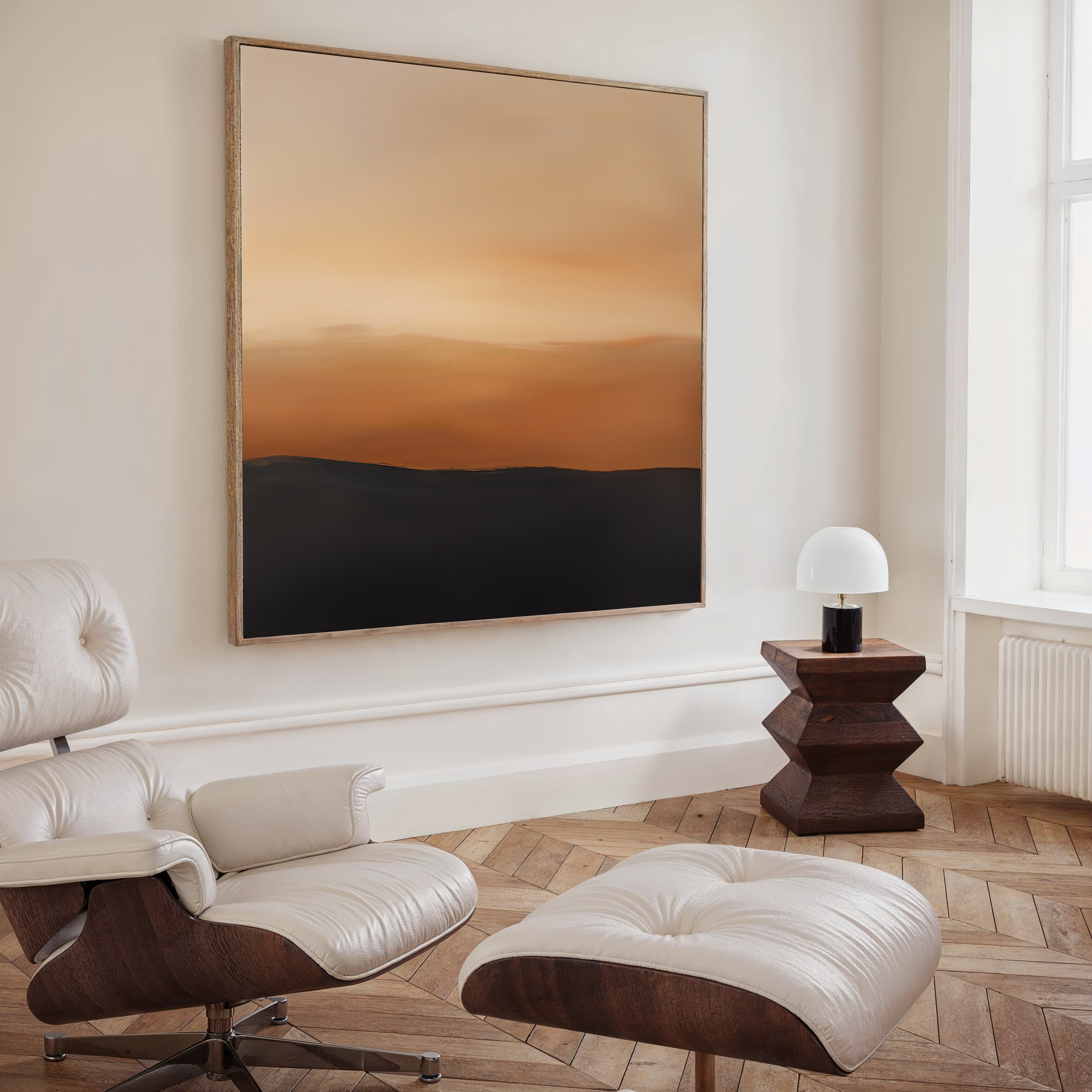 Whispers of the Dunes – earthy brown desert canvas wall art print by Aspire Prints