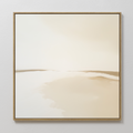 Whispering Sands at First Light Canvas Print – beige and white desert canvas wall art print by Aspire Prints