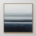Tide Whisper – blue coastal canvas wall art print by Aspire Prints