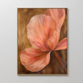 Whispered Bloom in Blush – blush pink botanical canvas wall art print by Aspire Prints