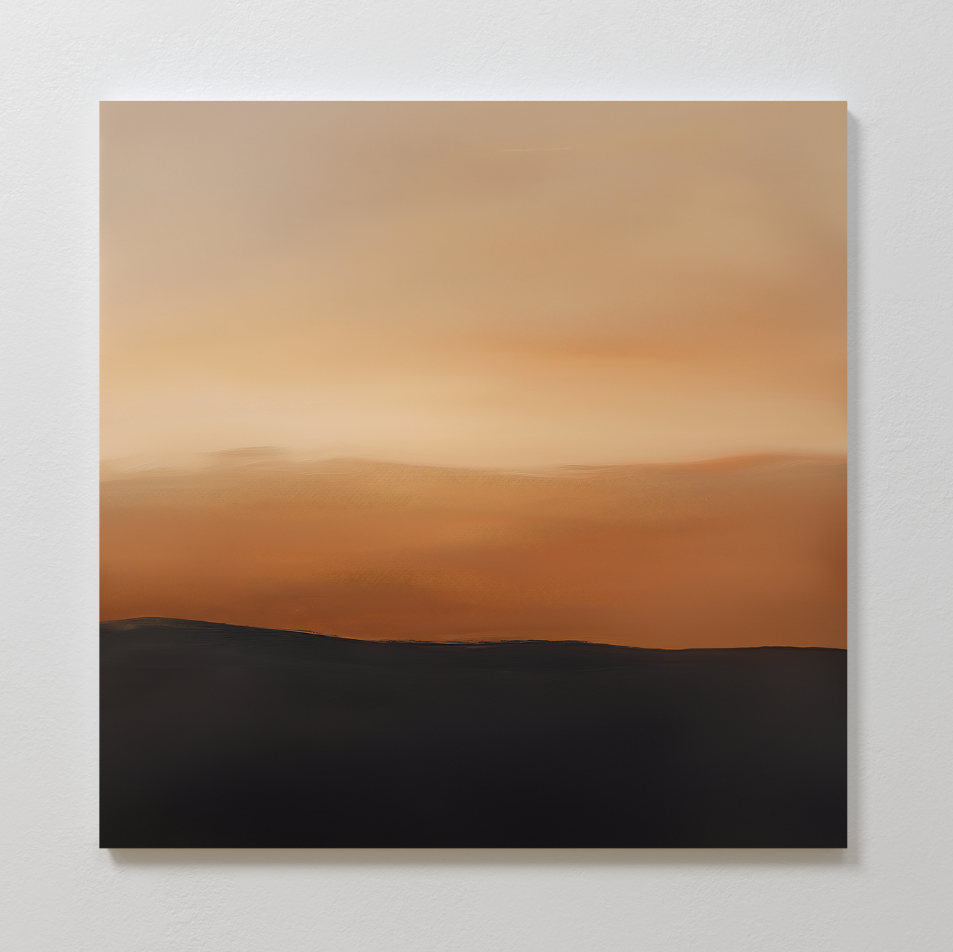 Whispers of the Dunes – earthy brown desert canvas wall art print by Aspire Prints