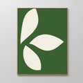 Whispering Fronds in Emerald Hush – green botanical canvas wall art print by Aspire Prints