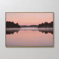 Whispers Across Rose Water Canvas Print – blush pink vintage canvas wall art print by Aspire Prints