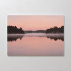 Whispers Across Rose Water Canvas Print – blush pink vintage canvas wall art print by Aspire Prints