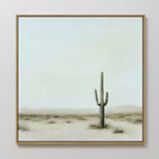 Sentinel of the Quiet Dawn – neutral-toned desert canvas wall art print by Aspire Prints
