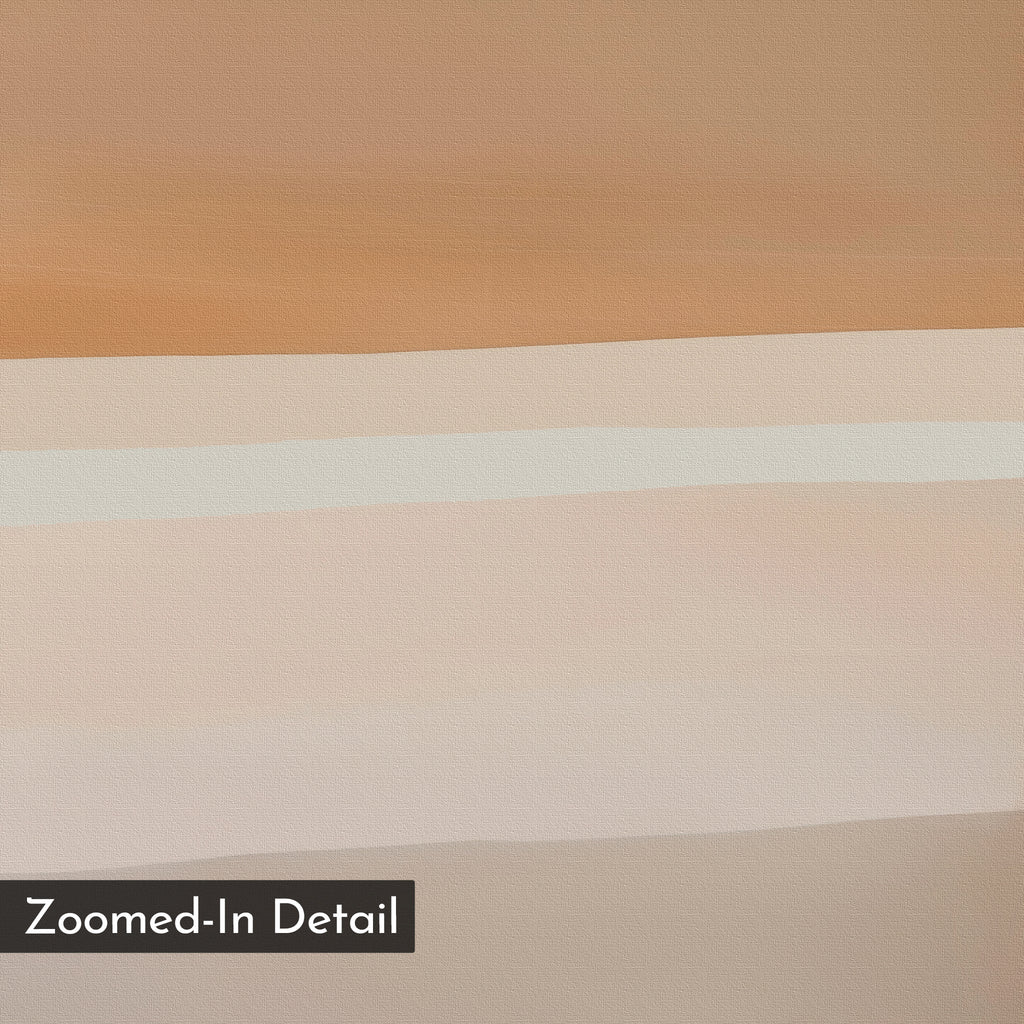 Whispers of the Dunes – beige and white abstract canvas wall art print by Aspire Prints