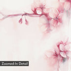 Whispers of Spring Canvas Print – blush pink botanical canvas wall art print by Aspire Prints