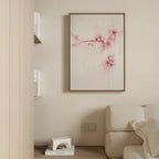 Whispers of Spring Canvas Print – blush pink botanical canvas wall art print by Aspire Prints