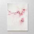 Whispers of Spring Canvas Print – blush pink botanical canvas wall art print by Aspire Prints