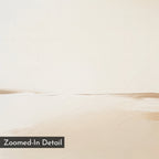 Whispering Sands at First Light Canvas Print – beige and white desert canvas wall art print by Aspire Prints