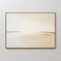 Whispers of the Dunes – beige and white desert canvas wall art print by Aspire Prints