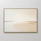 Whispers of the Dunes – beige and white desert canvas wall art print by Aspire Prints