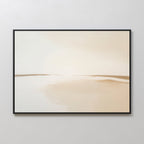 Whispers of the Dunes – beige and white desert canvas wall art print by Aspire Prints
