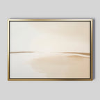 Whispers of the Dunes – beige and white desert canvas wall art print by Aspire Prints