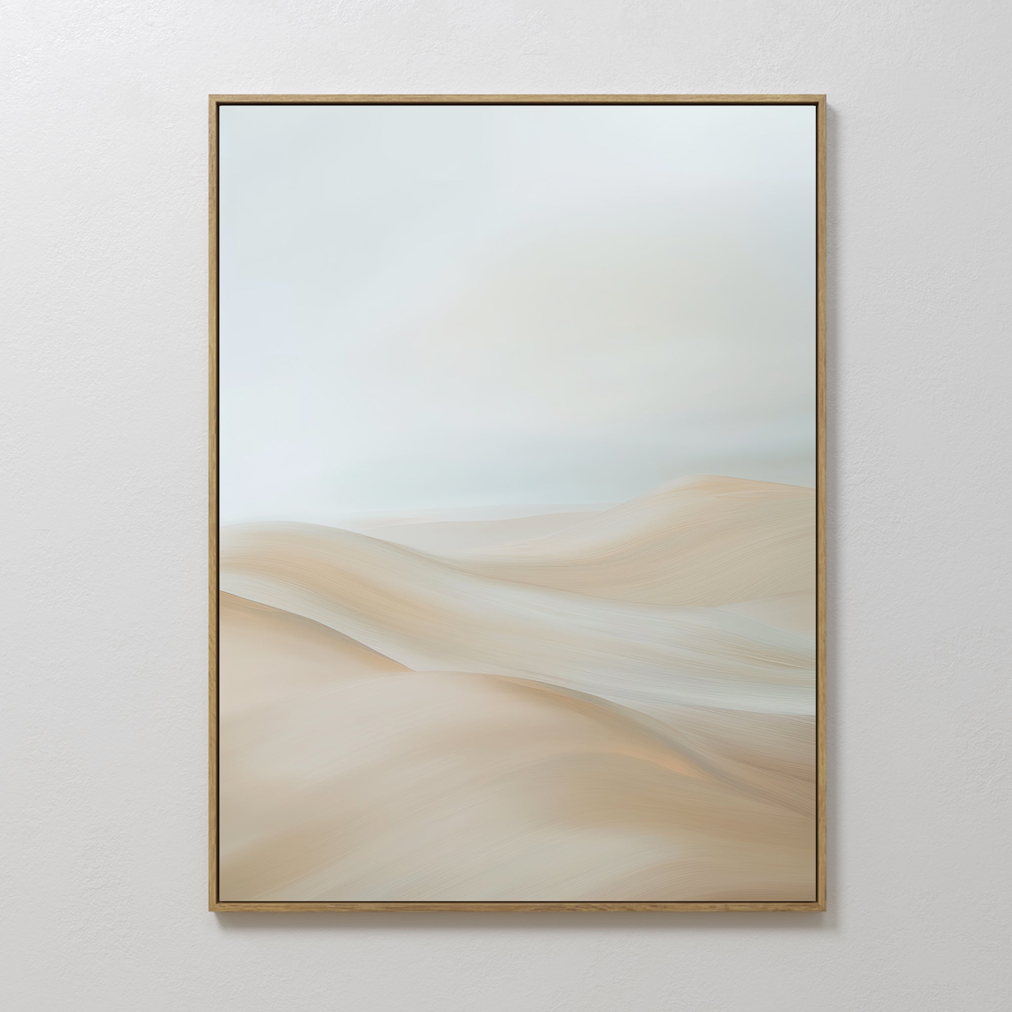Serene Peaks Abstract Canvas Art