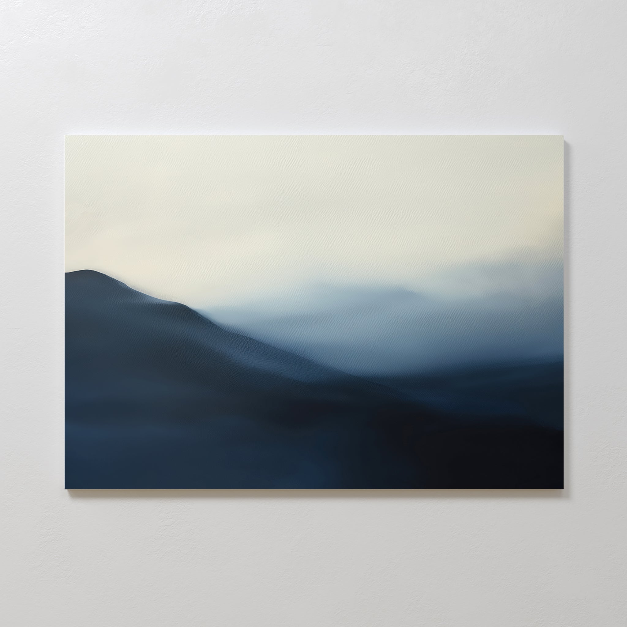 Whispers of the Hollow – blue landscape canvas wall art print by Aspire Prints
