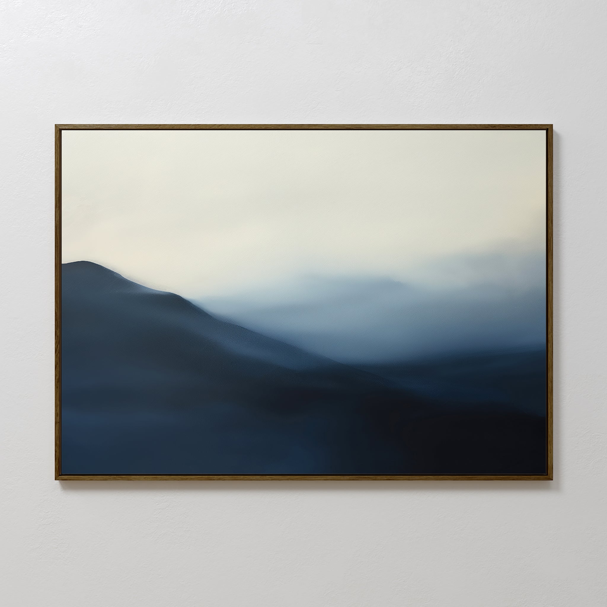 Whispers of the Hollow – blue landscape canvas wall art print by Aspire Prints