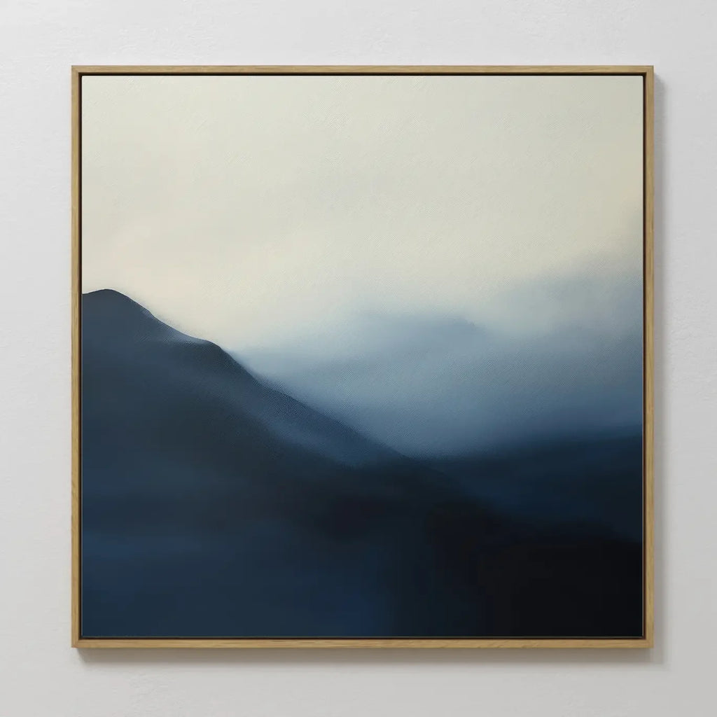 Whispers of the Hollow Canvas Print – blue landscape canvas wall art print by Aspire Prints