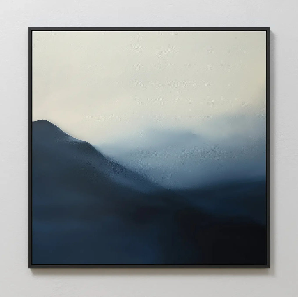 Whispers of the Hollow Canvas Print – blue landscape canvas wall art print by Aspire Prints