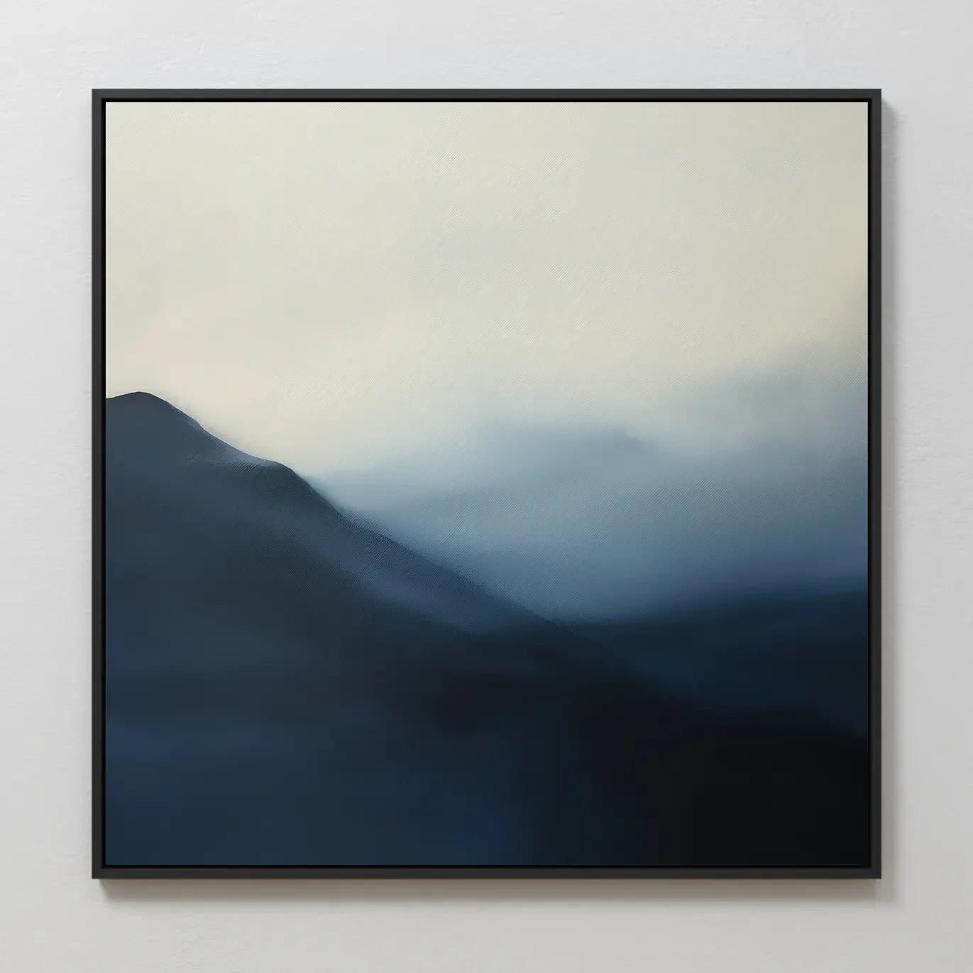 Whispers of the Hollow Canvas Print – blue landscape canvas wall art print by Aspire Prints