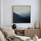 Whispers of the Hollow Canvas Print – blue landscape canvas wall art print by Aspire Prints
