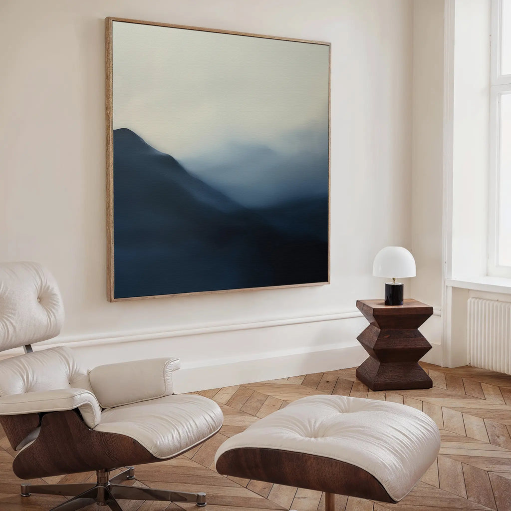 Whispers of the Hollow Canvas Print – blue landscape canvas wall art print by Aspire Prints
