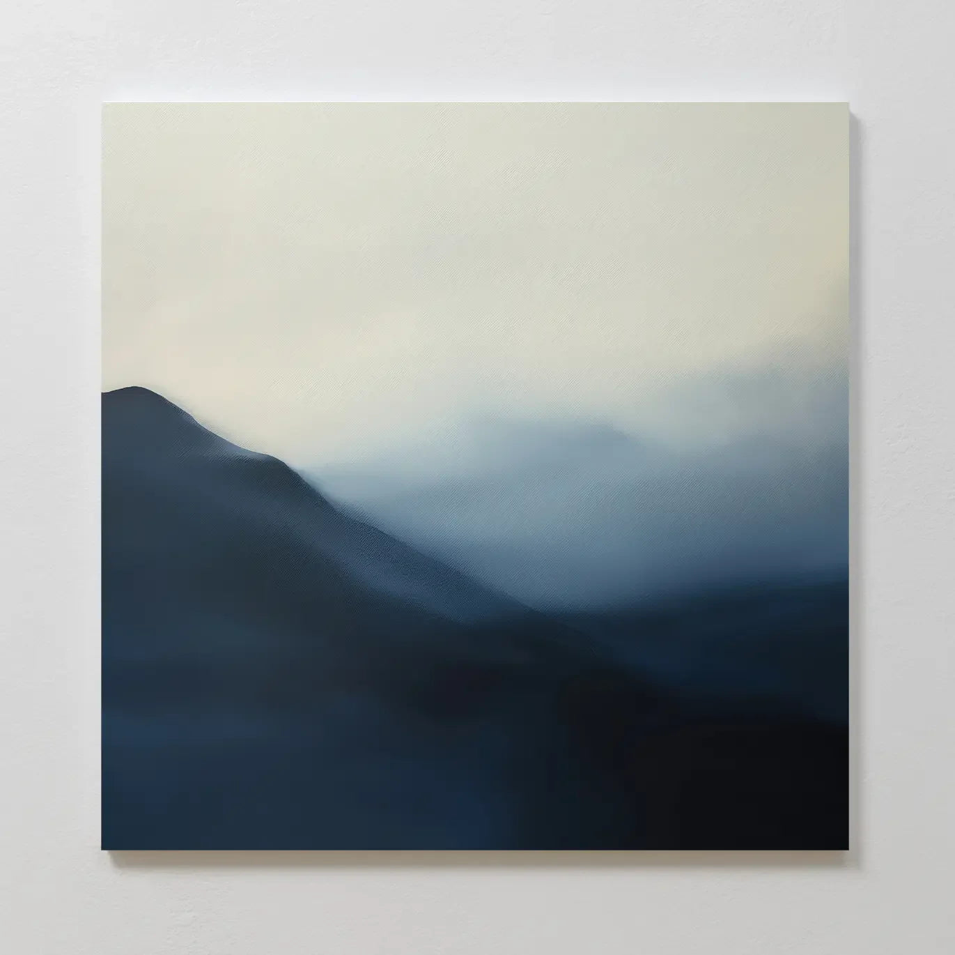 Whispers of the Hollow Canvas Print – blue landscape canvas wall art print by Aspire Prints