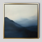 Whispers of the Hollow Canvas Print – blue landscape canvas wall art print by Aspire Prints