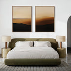 Whispers of Ochre – Set of 2 Canvas Prints set of 2 – earthy brown desert canvas wall art by Aspire Prints