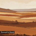 Amber Drift – neutral-toned desert canvas wall art print by Aspire Prints