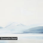 Whispers of the Frozen North – neutral-toned landscape canvas wall art print by Aspire Prints
