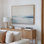 Whispers of the Frozen North – neutral-toned landscape canvas wall art print by Aspire Prints