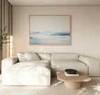 Whispers of the Frozen North – neutral-toned landscape canvas wall art print by Aspire Prints