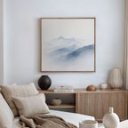 Whispers of the Highlands – blue landscape canvas wall art print by Aspire Prints
