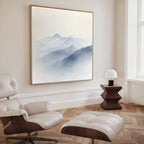 Whispers of the Highlands – blue landscape canvas wall art print by Aspire Prints