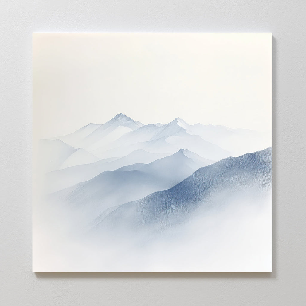 Whispers of the Highlands – blue landscape canvas wall art print by Aspire Prints