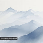 Whispers of the Highlands – blue landscape canvas wall art print by Aspire Prints