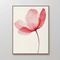 Whisper of Petals – blush pink botanical canvas wall art print by Aspire Prints